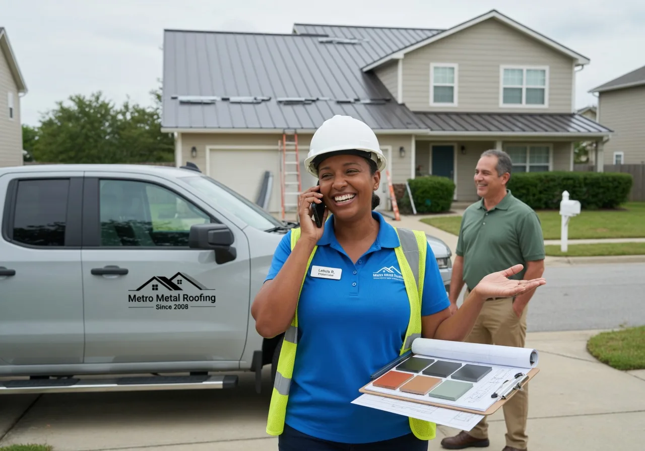 Storm Damage Metal Roof Repair in Shady Dale, GA